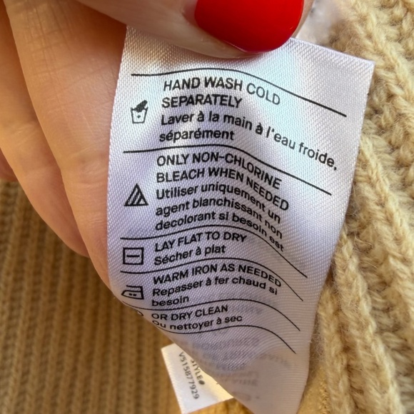 Vince. Wool Cashmere Blend Chunky Open Cropped Cardigan - Picture 11 of 11